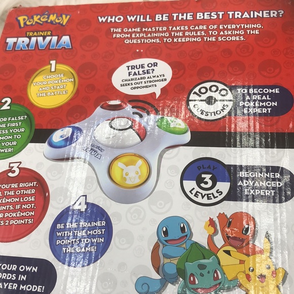Pokemon Trainer Handheld Trivia Game Electronic 1000 Questions 2021 Poké… - Picture 9 of 10